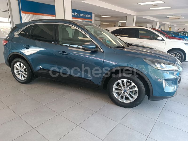 Azul Usado 2021 Ford Kuga Titanium SUV | 23.450 € (Caro) - Imagen 1/4