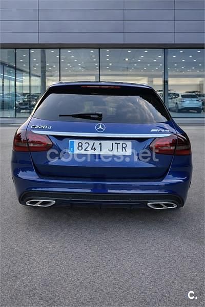 Usado Mercedes C220 Exclusive 170 CV (125 kW) 2016 Azul Familiar