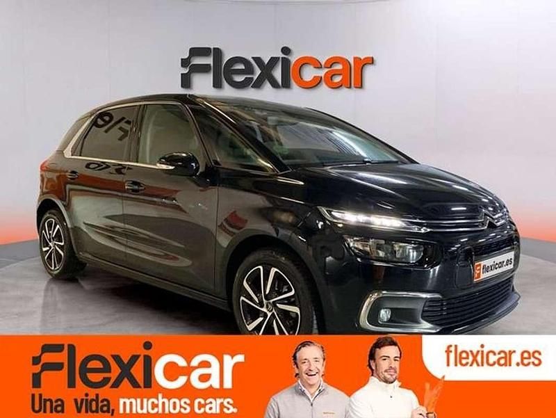 Usado Citroën C4 Feel 131 CV (96 kW) 2019 Negro Monovolumen
