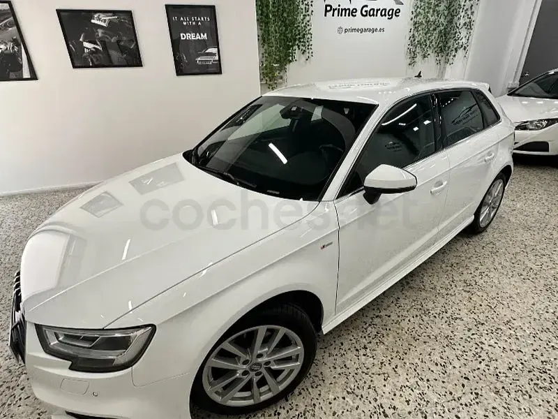 Usado Audi A3 S-Line 150 CV (110 kW) 2019 Blanco Berlina