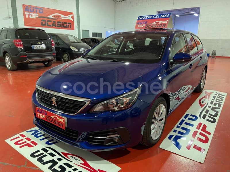 Azul Usado 2020 Peugeot 308 Business-Line Familiar | 8999 € (Buen precio) - Imagen 1/4