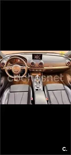 Usado Audi A3 S-Line 184 CV (135 kW) 2014 Negro Berlina