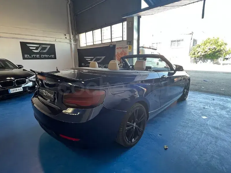Usado BMW 218 150 CV (110 kW) 2019 Azul Descapotable