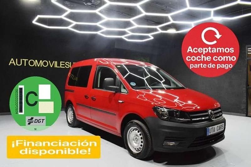 Rojo Usado 2020 VW Caddy Monovolumen | 12.799 € (Precio justo) - Imagen 1/4
