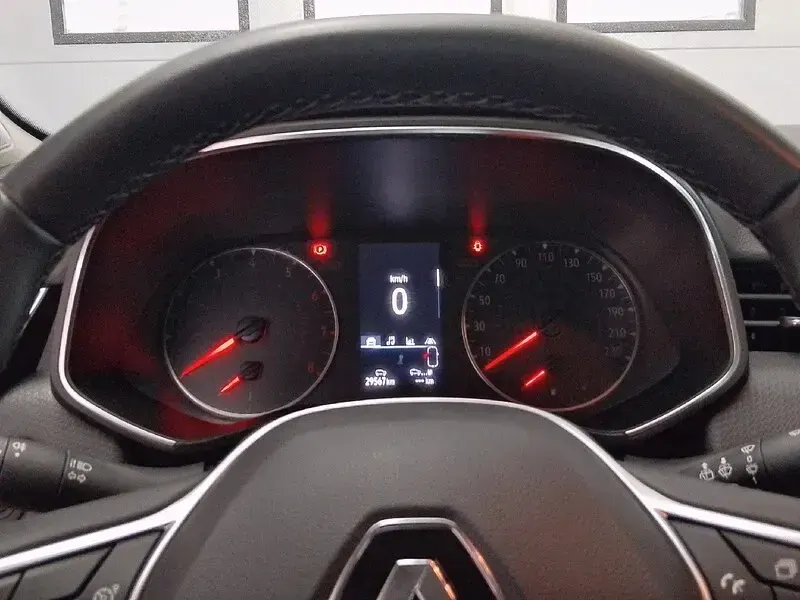 Usado Renault Clio V Intens 91 CV (66 kW) 2021 Rojo Berlina