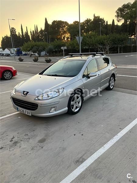 Gris / plata Usado 2007 Peugeot 407 Sport Familiar | 4500 € (Precio justo) - Imagen 1/4