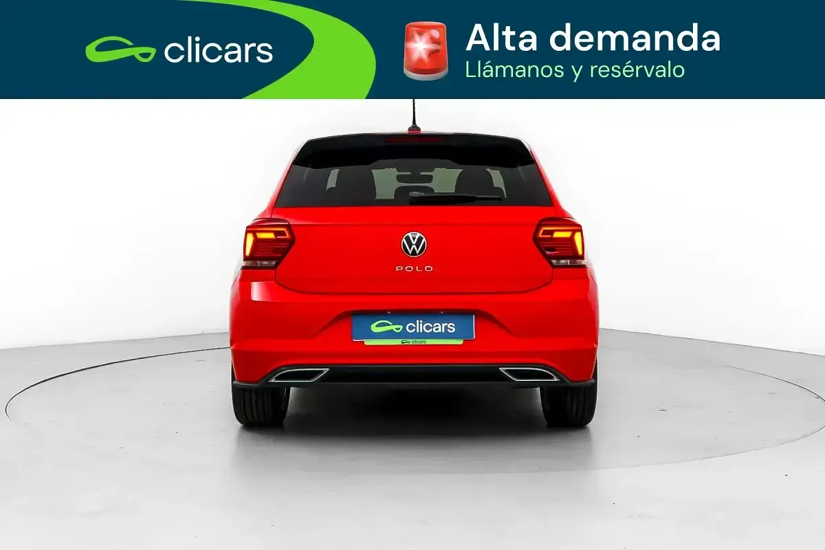 Usado VW Polo R-line 110 CV (80 kW) 2021 Rojo Utilitario