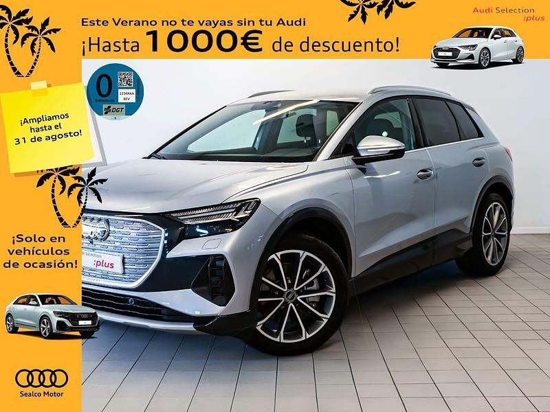 Gris Usado 2024 Audi Q4 e-tron Advanced Plus SUV | 44.990 € (Precio justo) - Imagen 1/4