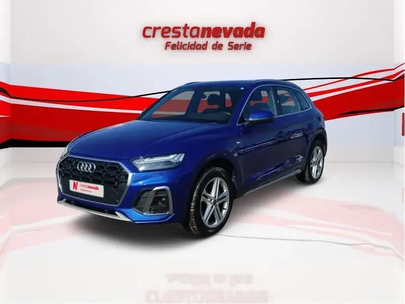Usado Audi Q5 S-Line 367 CV (269 kW) 2021 Azul SUV