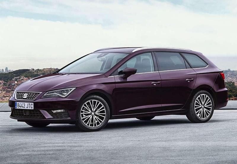 Usado Seat Leon ST Style 116 CV (85 kW) 2019 Blanco Familiar