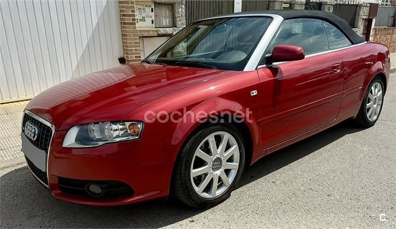 Granate Usado 2007 Audi A4 Cabriolet S-Line Descapotable | 5800 € (Buen precio) - Imagen 1/1