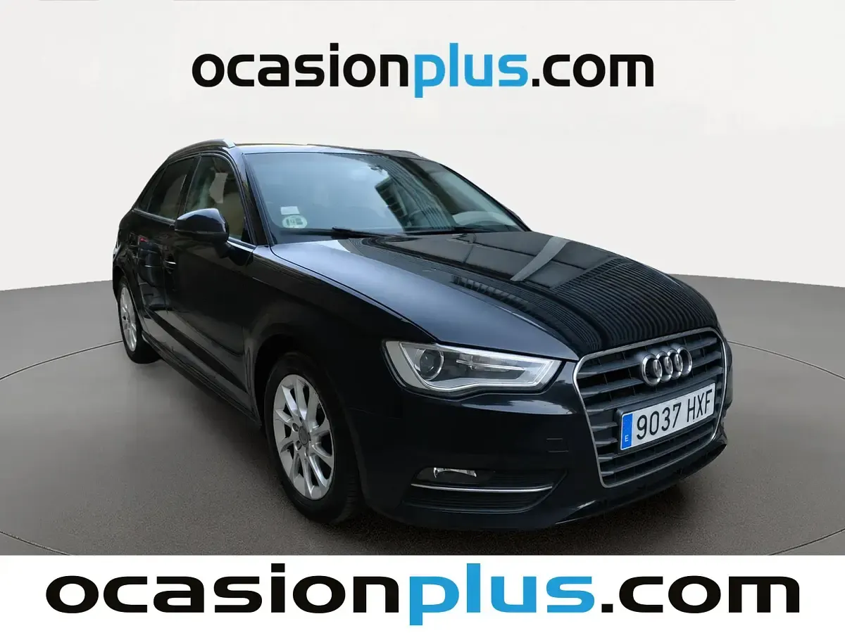 Usado Audi A3 Sportback 110 CV (80 kW) 2014 Negro Utilitario