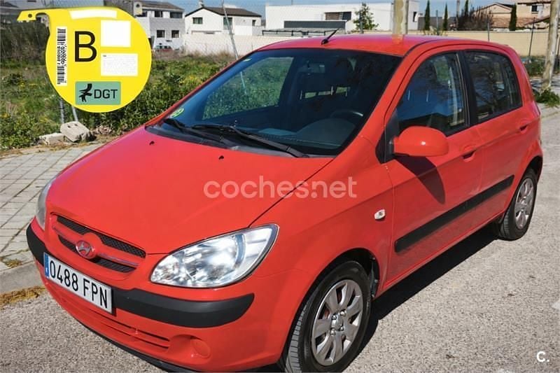 Usado Hyundai Getz 88 CV (64 kW) 2007 Rojo Utilitario