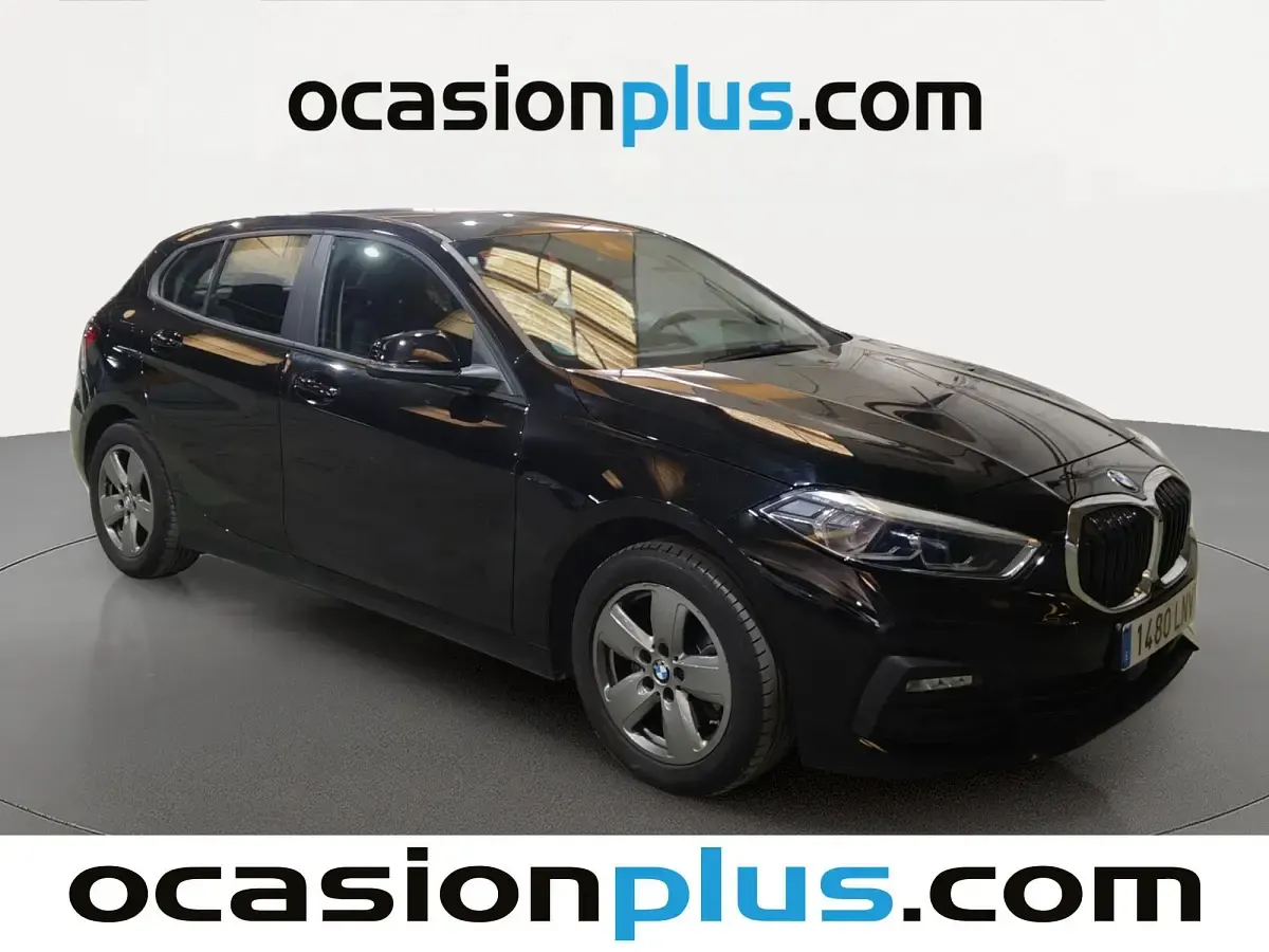 Usado BMW 116 116 CV (85 kW) 2021 Negro Utilitario