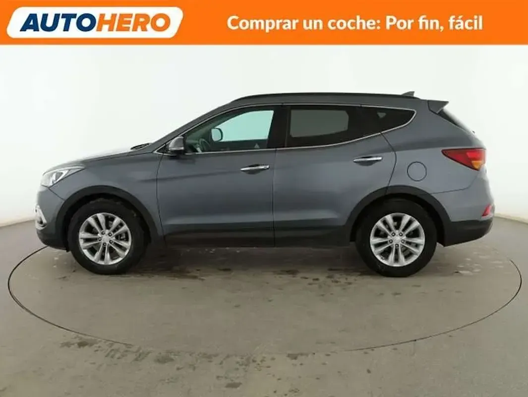 Usado Hyundai Santa Fe 201 CV (147 kW) 2017 Gris SUV