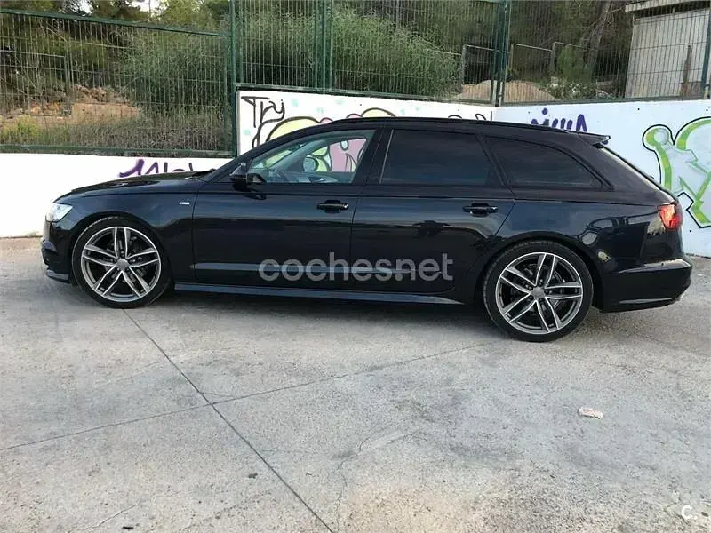 Usado Audi A6 S-Line 190 CV (139 kW) 2018 Negro Familiar