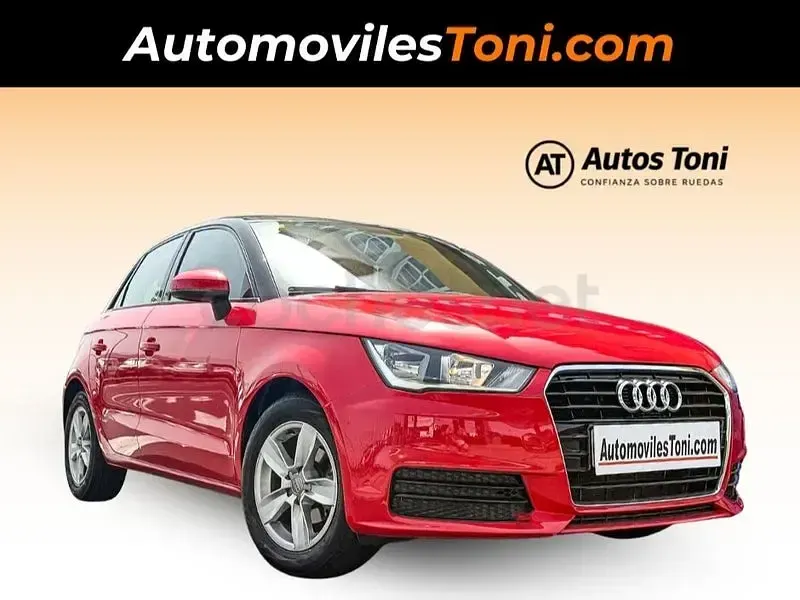 Usado Audi A1 Sportback Design 95 CV (69 kW) 2015 Rojo Utilitario