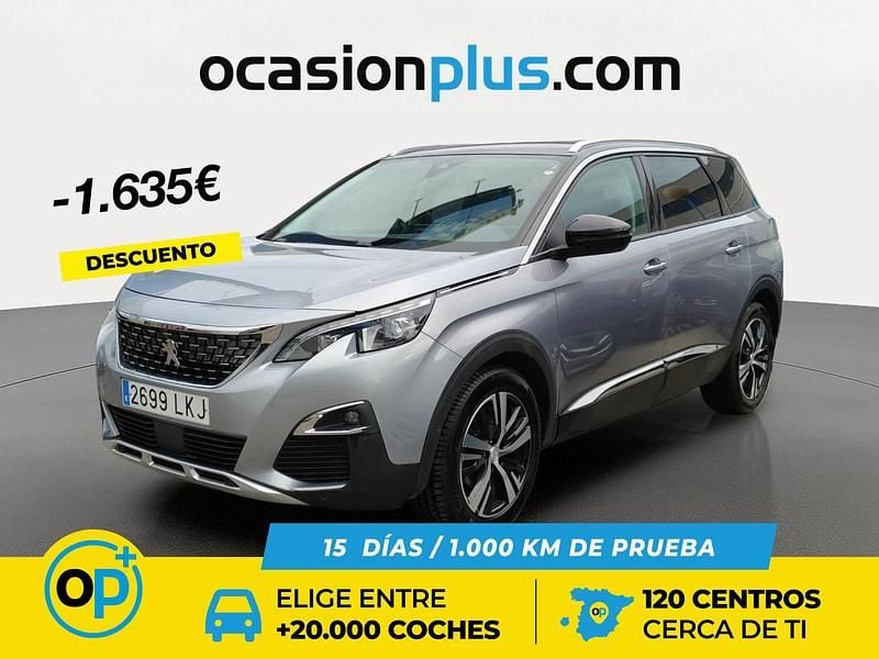 Gris Usado 2020 Peugeot 5008 Allure SUV | 17.990 € (Precio justo) - Imagen 1/4