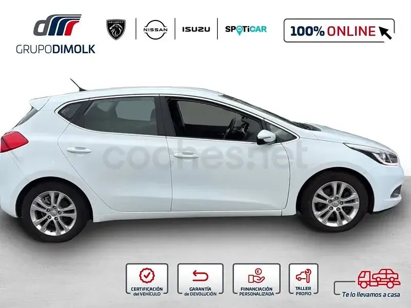 Usado Kia Ceed GT 90 CV (66 kW) 2013 Blanco Berlina