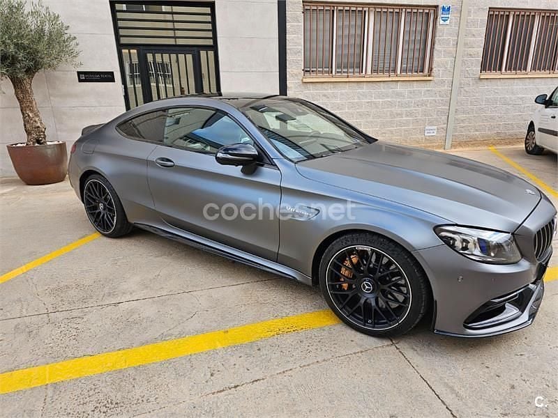 Usado Mercedes C63S AMG 510 CV (375 kW) 2023 Gris / plata Coupe
