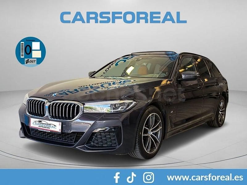 Usado BMW 530e 292 CV (214 kW) 2021 Negro Familiar