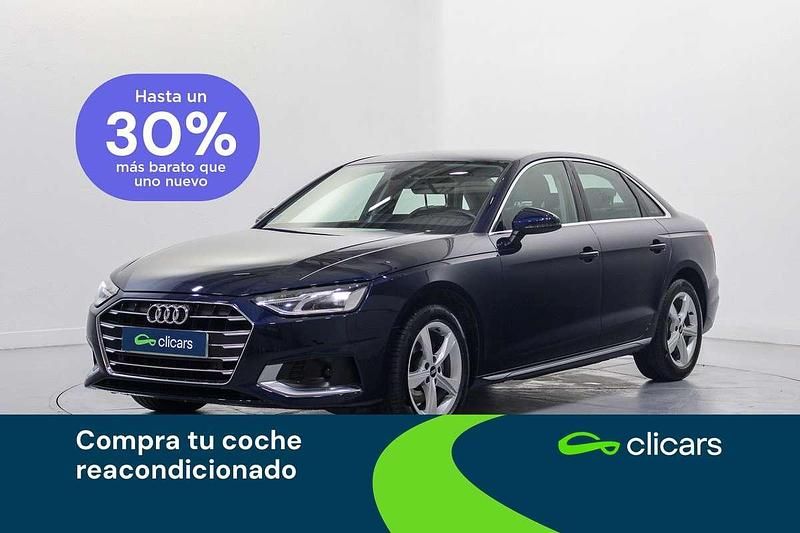 Usado Audi A4 Advanced 136 CV (100 kW) 2021 Azul Berlina