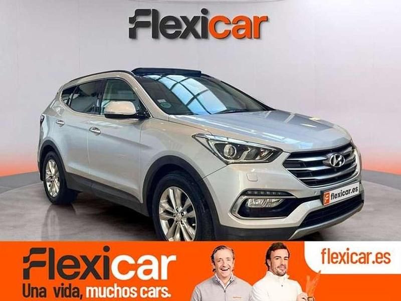 Gris Usado 2016 Hyundai Santa Fe SUV | 18.490 € (Precio justo) - Imagen 1/4