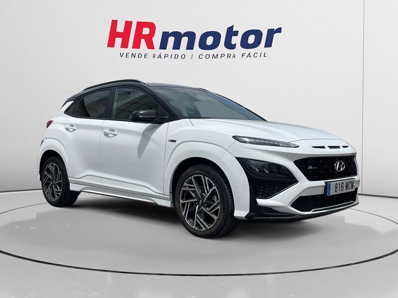 Blanco Usado 2022 Hyundai Kona N Line SUV | 21.680 € (Caro) - Imagen 1/4