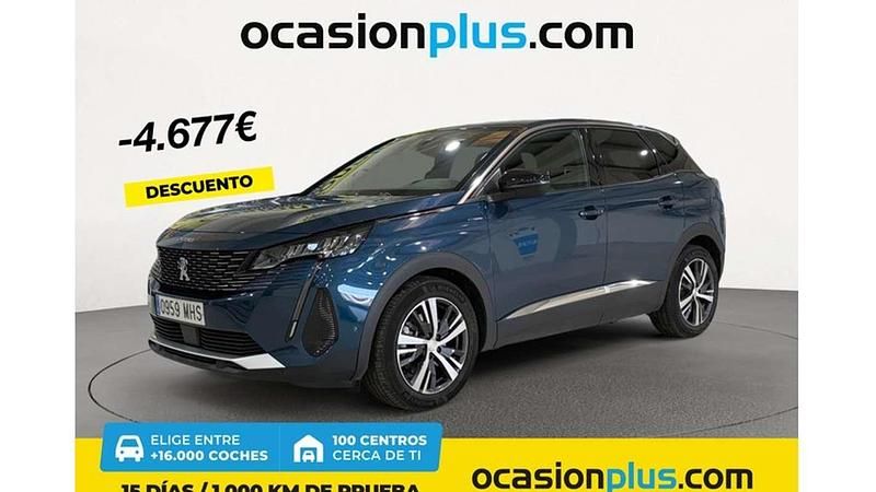 Azul Usado 2023 Peugeot 3008 Allure Monovolumen | 19.773 € (Precio justo) - Imagen 1/3
