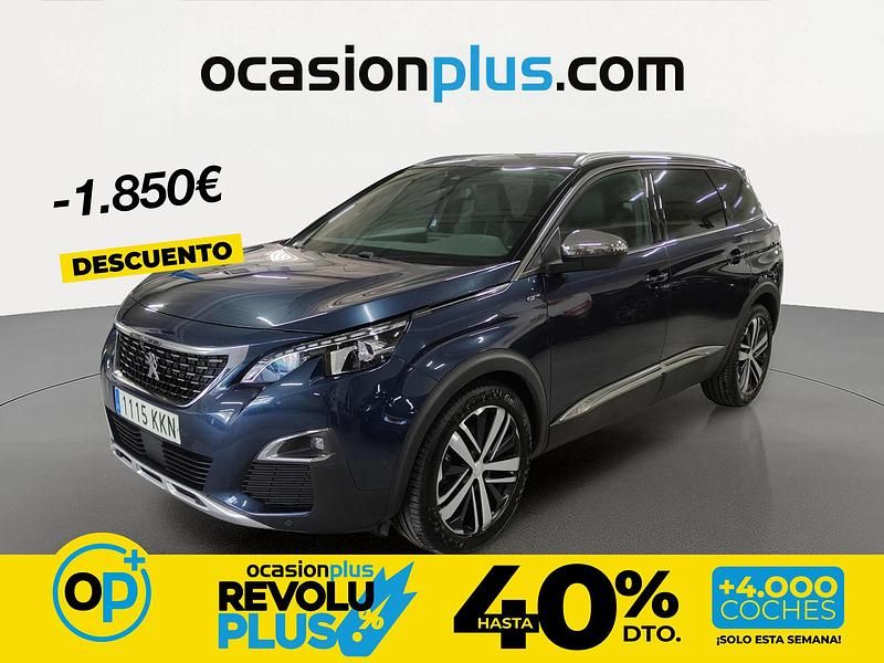 Usado Peugeot 5008 GT 180 CV (132 kW) 2018 Azul SUV
