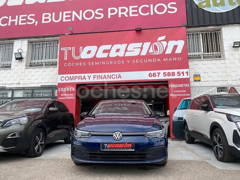 Azul Usado 2021 VW Golf Life Berlina | 14.900 € (Precio justo) - Imagen 1/4