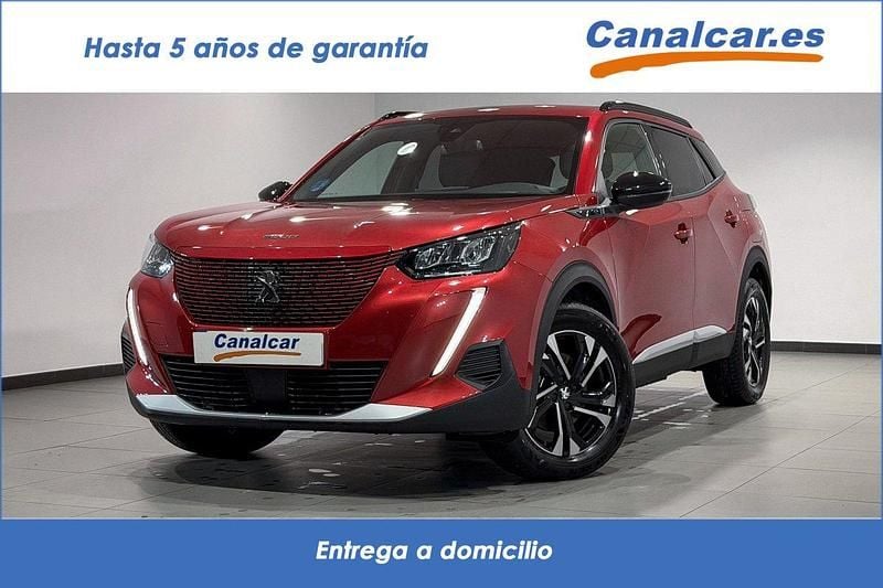 Rojo Usado 2022 Peugeot e-2008 Allure SUV | 16.290 € (Super precio) - Imagen 1/4