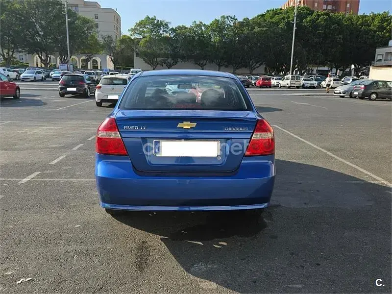 Usado Chevrolet Aveo LT 94 CV (69 kW) 2009 Azul Berlina