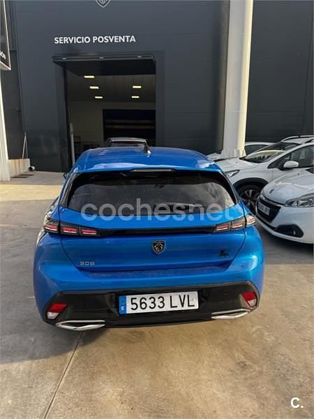 Usado Peugeot 308 Allure 130 CV (95 kW) 2021 Azul Berlina