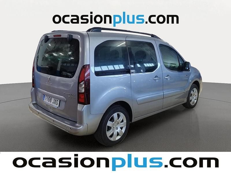 Usado Peugeot Partner Style 120 CV (88 kW) 2017 Gris Monovolumen