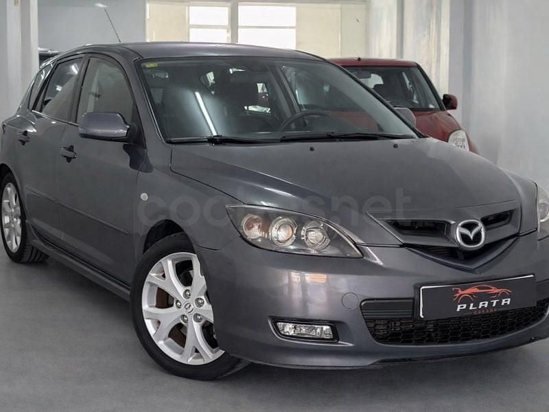 Gris / plata Usado 2008 Mazda 3 Sportive Berlina | 5990 € (Precio justo) - Imagen 1/4