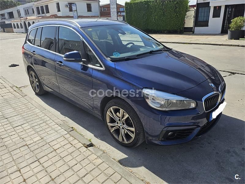 Usado BMW 218 Sport Line 150 CV (110 kW) 2016 Azul Familiar