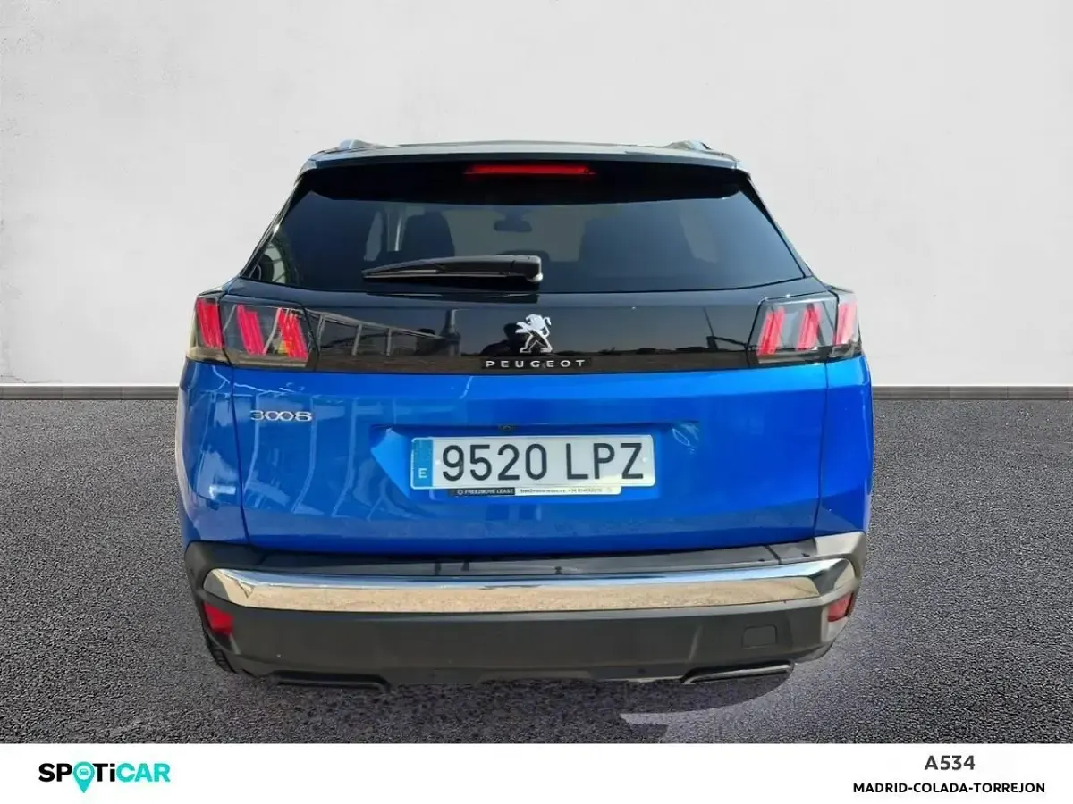 Usado Peugeot 3008 S 130 CV (95 kW) 2021 Azul SUV