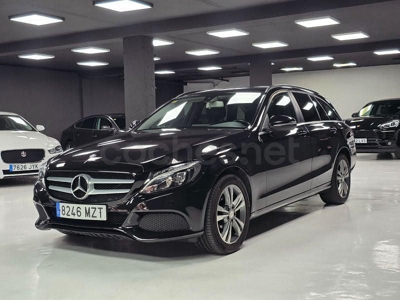 Usado Mercedes C220 170 CV (125 kW) 2016 Negro Familiar
