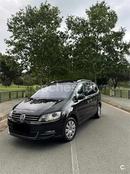 Usado VW Sharan Sport 140 CV (102 kW) 2012 Negro Monovolumen