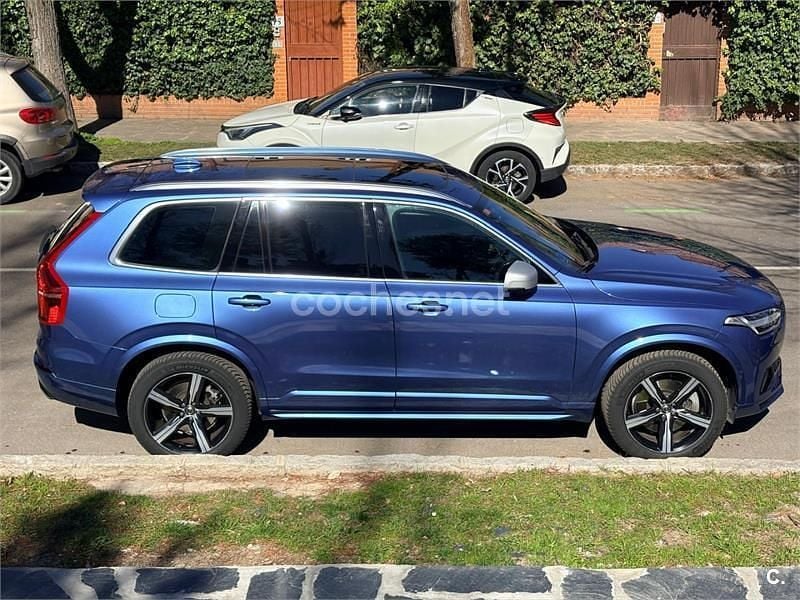 Usado Volvo XC90 R-Design 400 CV (294 kW) 2019 Azul SUV