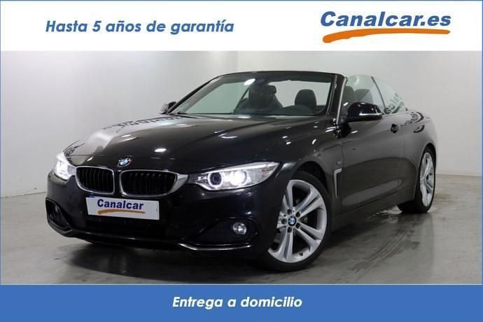 Usado BMW 420 184 CV (135 kW) 2015 Negro Descapotable