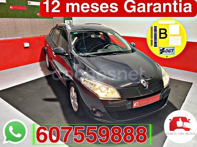 Negro Usado 2011 Renault Mégane GrandTour Dynamique Familiar | 5580 € (Precio justo) - Imagen 1/4