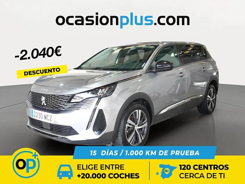 Usado Peugeot 5008 Allure 130 CV (95 kW) 2022 Gris SUV