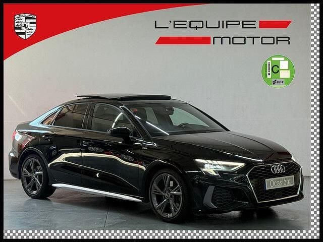 Negro Usado 2021 Audi A3 S-Line Berlina | 28.990 € (Precio justo) - Imagen 1/4