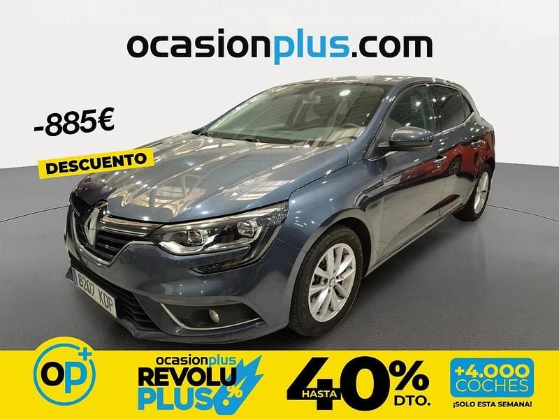 Usado Renault Mégane IV Intens 132 HP (97 kW) 2017 Cinzento Citadino