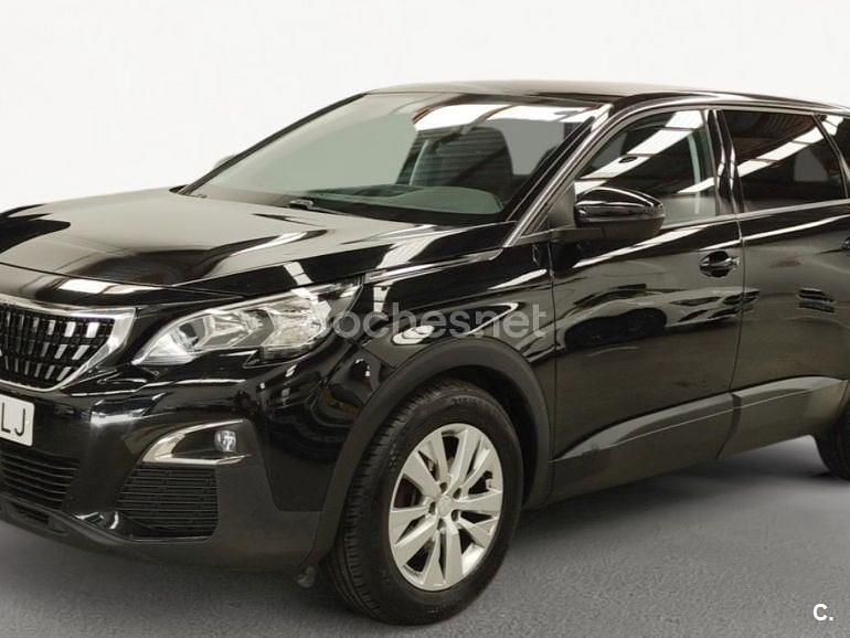 Usado Peugeot 5008 Active 130 CV (95 kW) 2020 Negro SUV