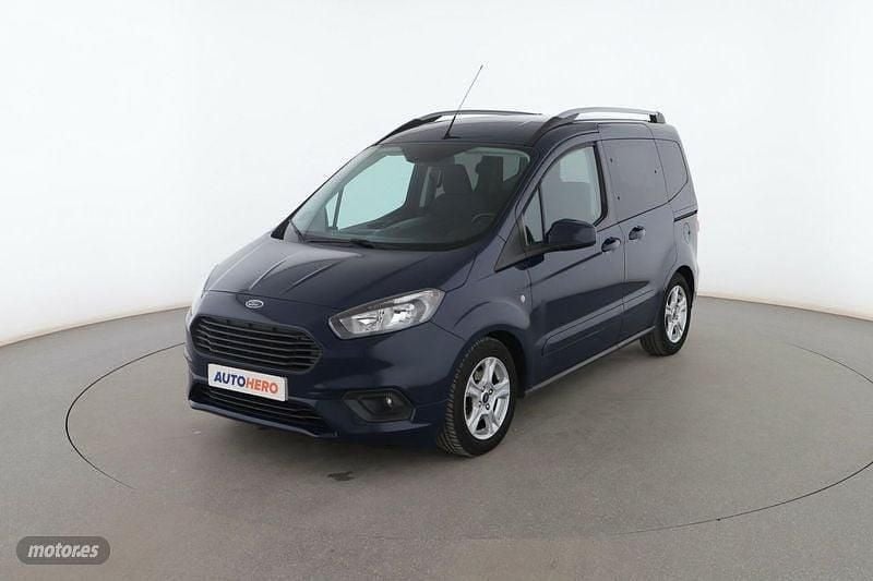 Azul Usado 2020 Ford Tourneo Courier Trend Monovolumen | 14.799 € (Precio justo) - Imagen 1/3