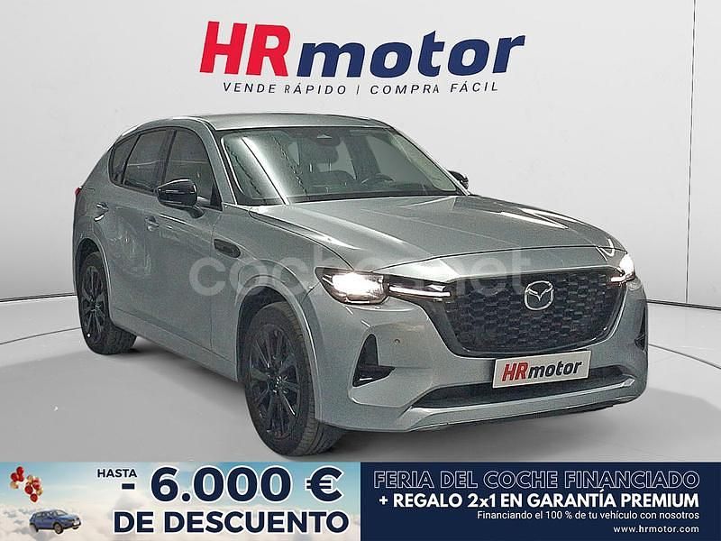Gris / plata Usado 2023 Mazda CX-60 Homura-Line SUV | 32.590 € (Super precio) - Imagen 1/4