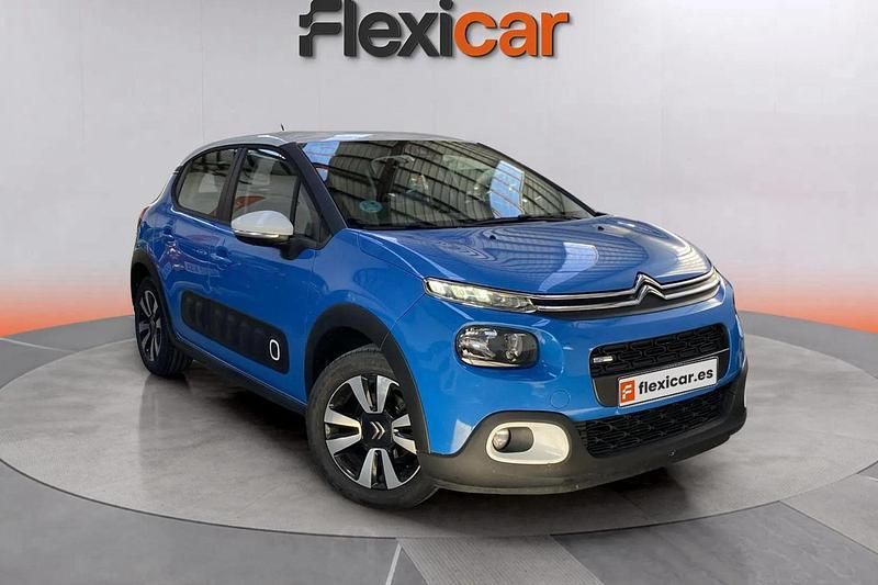Azul Usado 2017 Citroën C3 Feel Utilitario | 7490 € (Buen precio) - Imagen 1/4